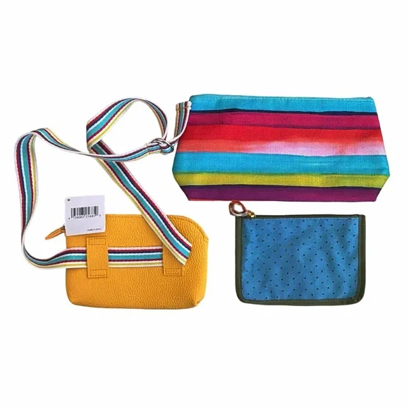 Luxury Beauty Pouch Bundle | Clinique + Estée Lauder + Nordstrom | 3-Piece Set - Picture 1 of 13